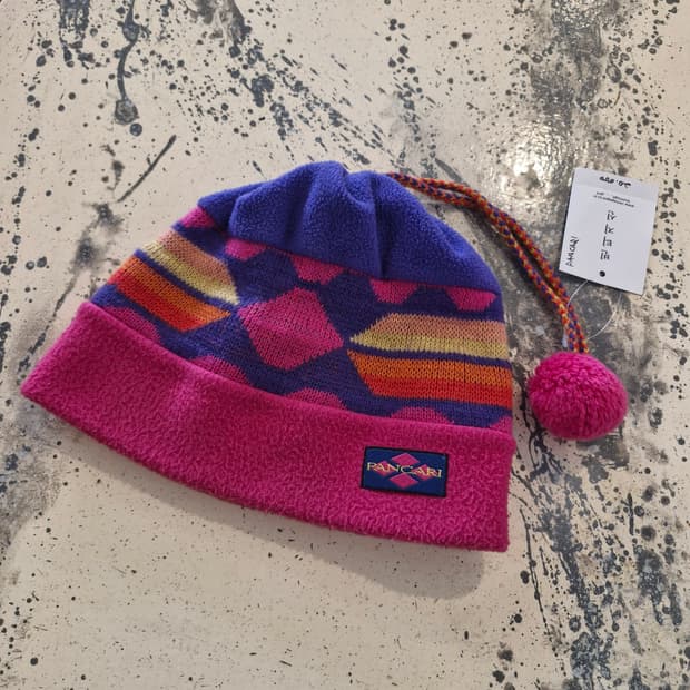 PANCARI 빈티지 털방울 비니 모자