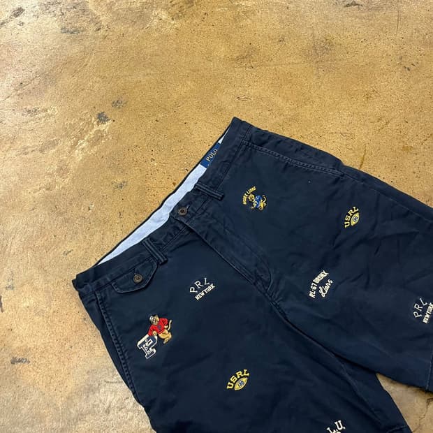 [정품/30] 폴로 랄프로렌 네이비 자수 반바지 b17