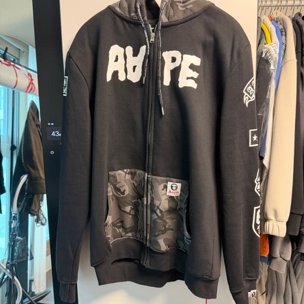AAPE 후드집업
