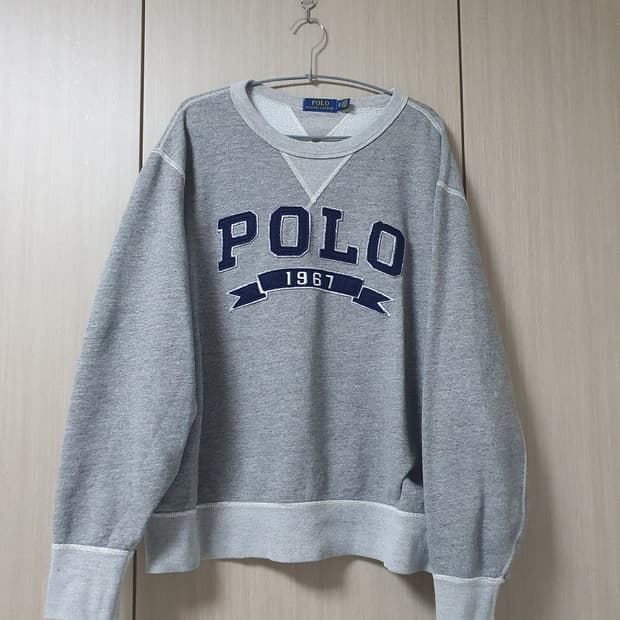 [XL] 폴로 맨투맨 스웻셔츠 오버핏