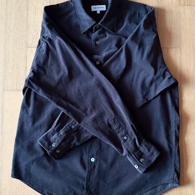 스테디에브리웨어 릴렉스드 코듀로이 셔츠 다크브라운 1사이즈