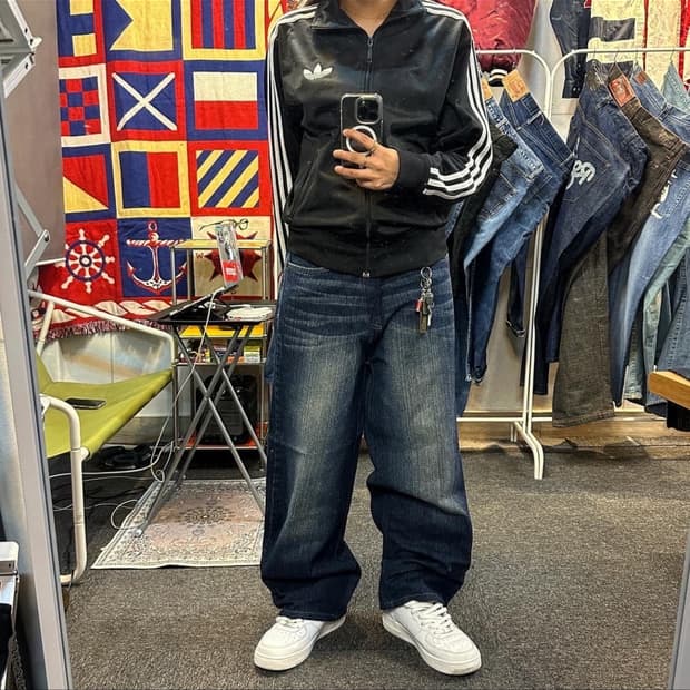 아비렉스 데님팬츠