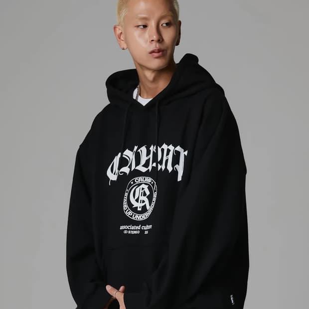 크럼프 클래식 엠블럼 후드 XL