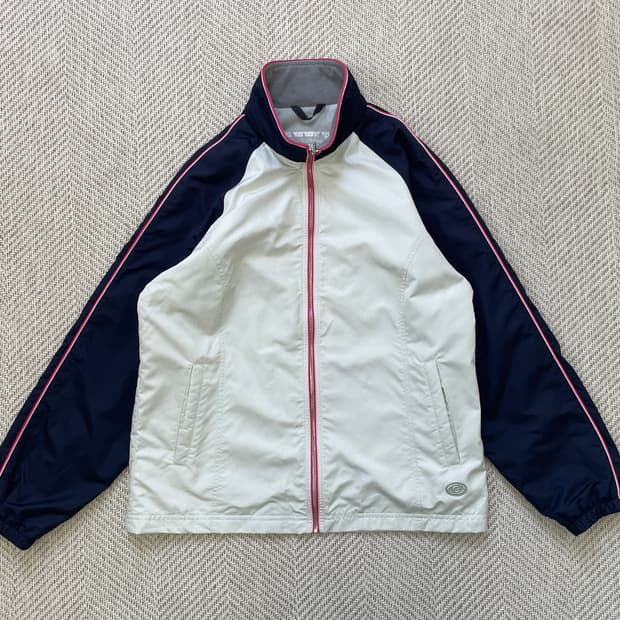 골드윈 투톤 배색 풀집 트랙 재킷