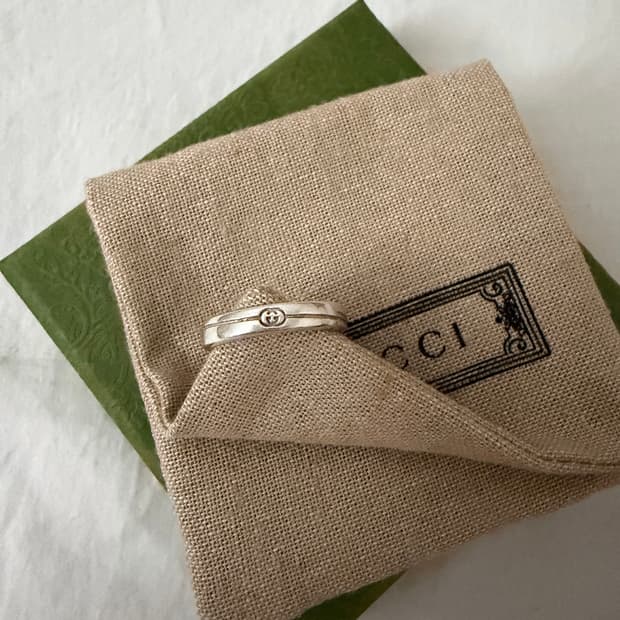 구찌 인터로킹 반지