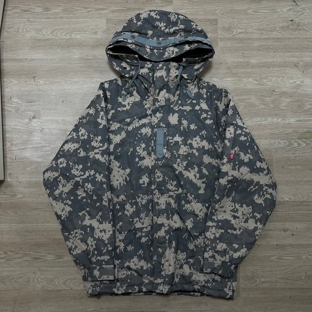 사우스플레이 밀리터리 겨울용 기모 바람막이 자켓 [카모플라쥬] M/95