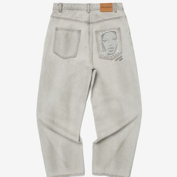 위캔더스 페이스 데님 팬츠 L