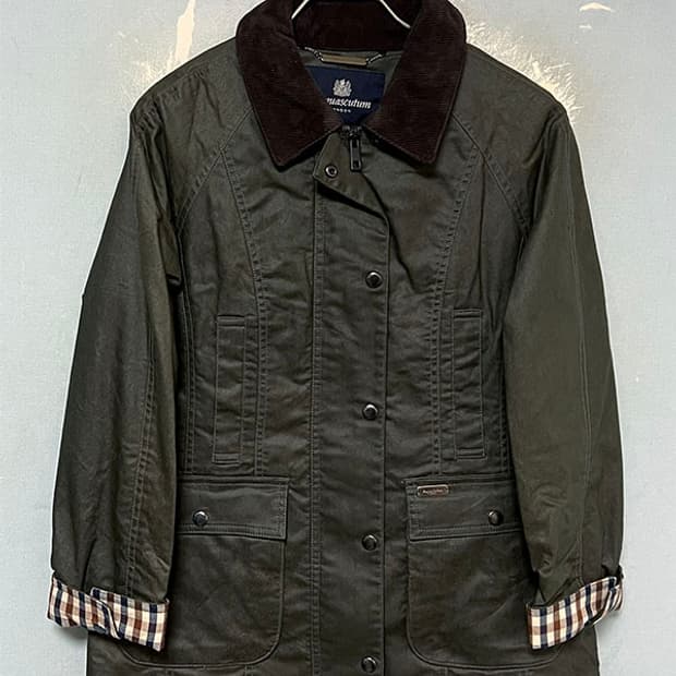 아쿠아스큐텀 여자 왁스코팅자켓 캐주얼 춘추 S 90 55 (85-160)