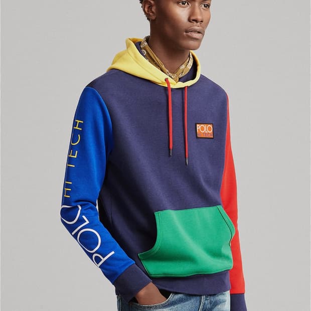 폴로 하이테크 POLO HI TECH 컬러블록 후드 / 2xl