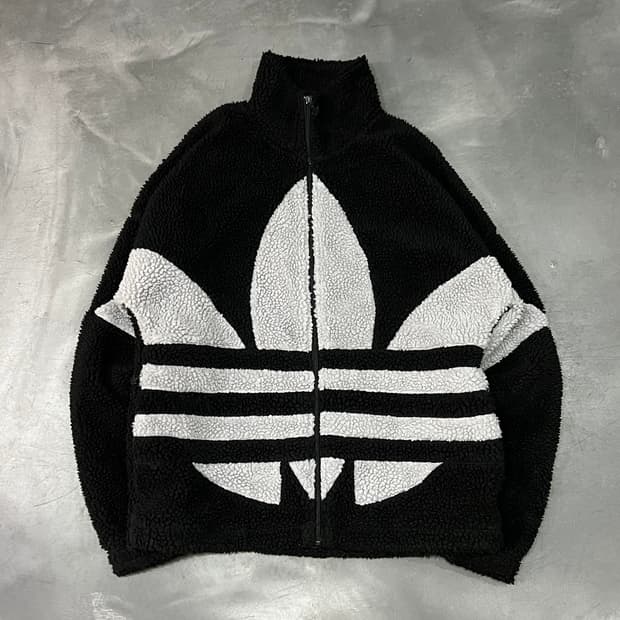  아디다스 빅로고 플리스 집업 y15290