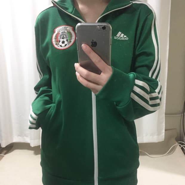 아디다스 멕시코 그린 져지 트랙탑 95