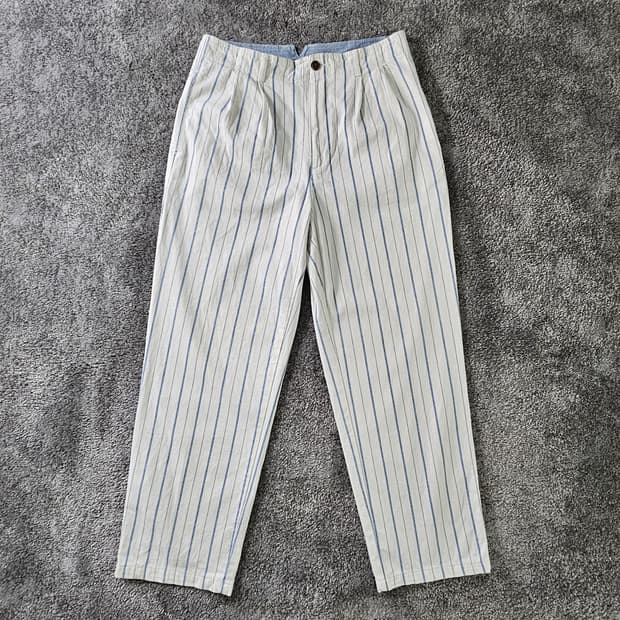 Bean Pole 스트라이프 팬츠