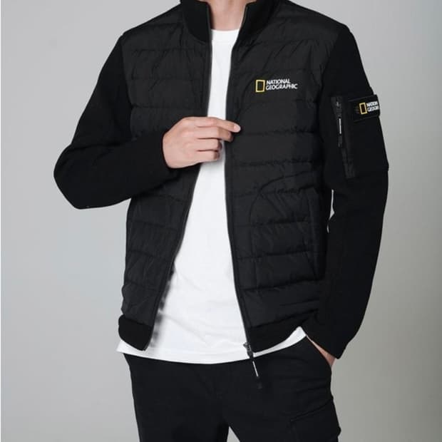 100 ) 내셔널지오그래픽 몬타나 니트 구스 경량 패딩