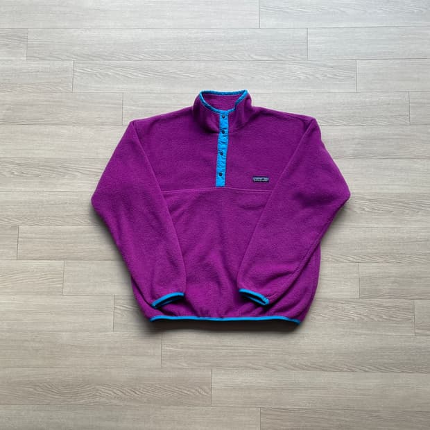 80s 파타고니아 신칠라 퍼플 블루 patagonia 빈티지