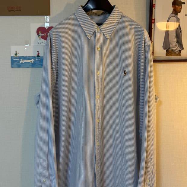 (2XL)폴로랄프로렌 스프라이트 코튼 셔츠