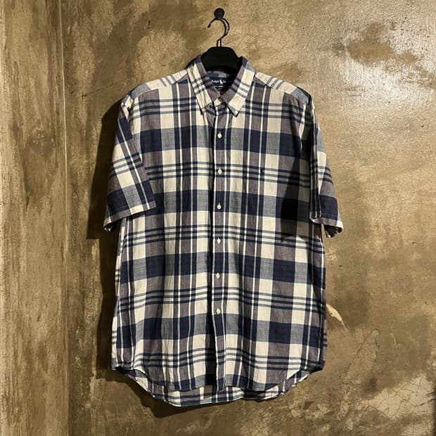 폴로랄프로렌 반팔 체크셔츠