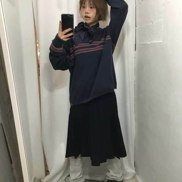 🌀네이비 넥타이 코디 🌀