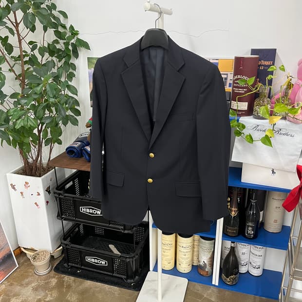 브룩스브라더스 2B 금장 블레이져 37S