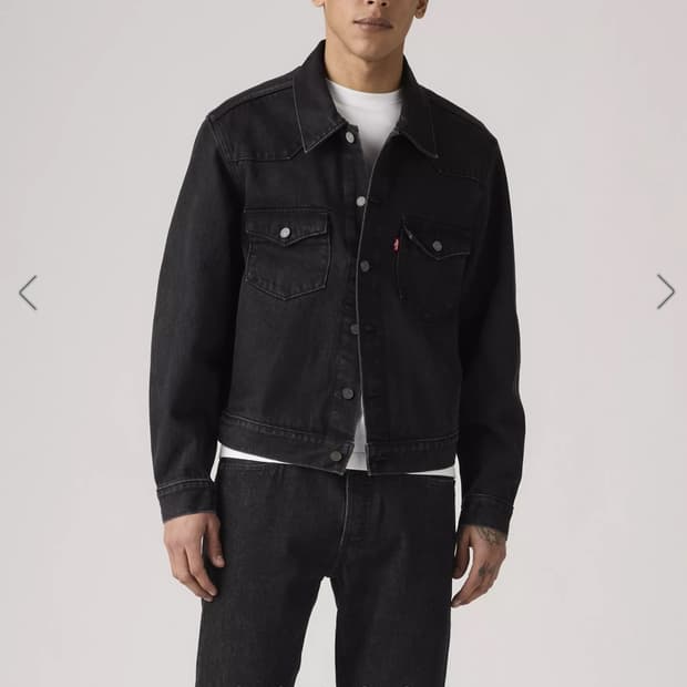 리바이스 웨스턴 트러커, 블랙 데님 L 사이즈