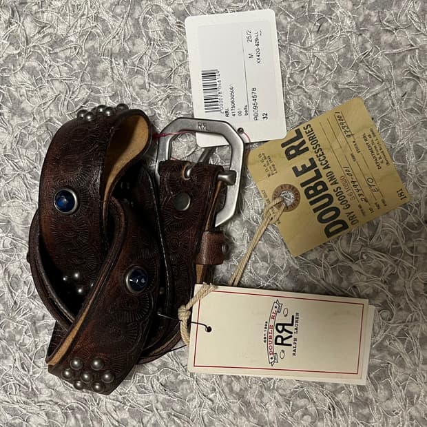 RRL 더블알엘 라스코 벨트 32