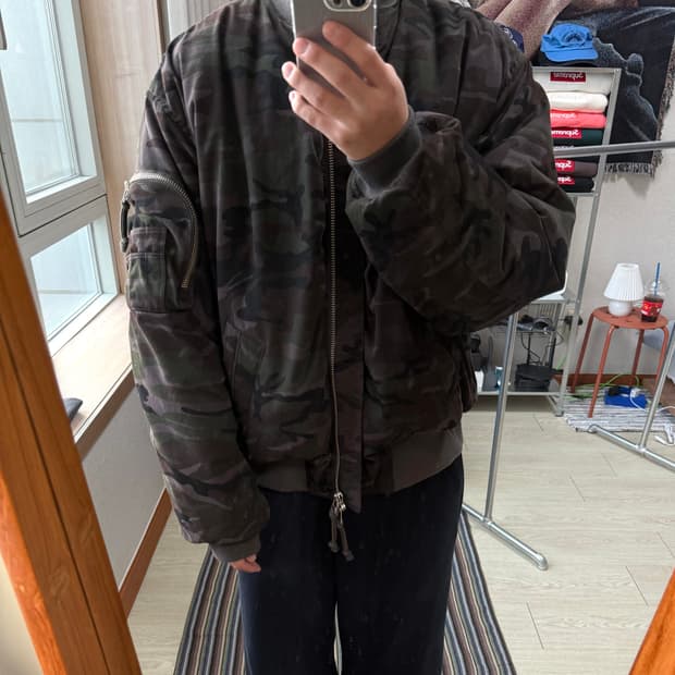 etce 카모 봄버 자켓