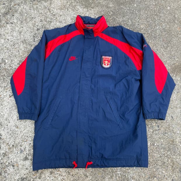 1996 나이키 아스날 벤치 파카
