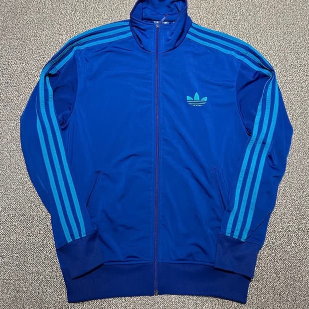 아디다스 구파이어버드 블루 트랙탑 져지