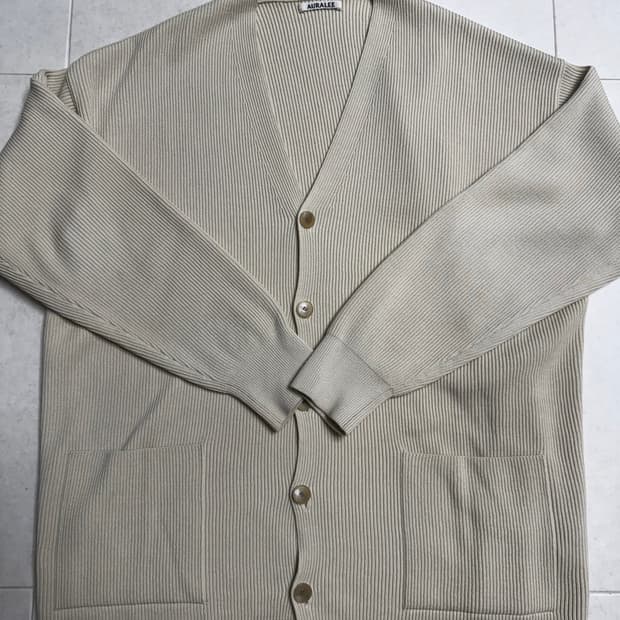 [남성] 오라리 울 니트 가디건