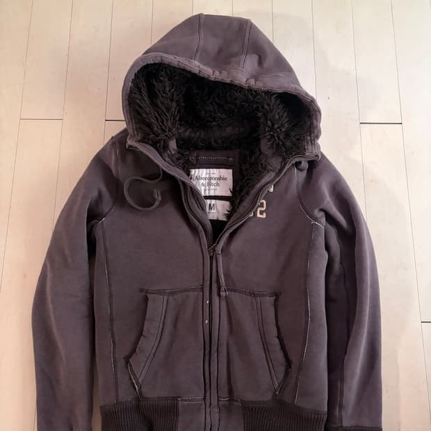 아베크롬비 울프죠 후드집업 M