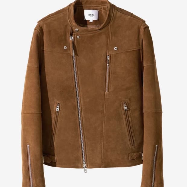 Ssrl 소가죽 라이더 자켓