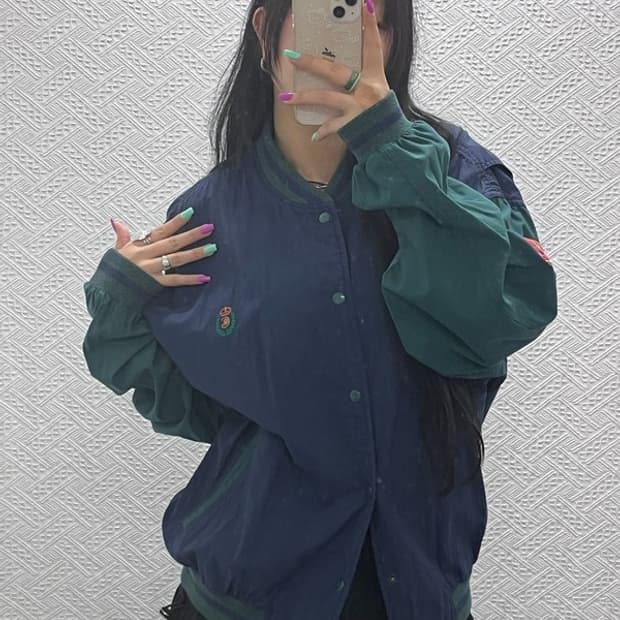 챕스 랄프로렌 올드스쿨 90s 오버핏 야구잠바 바시티자켓 M C07328
