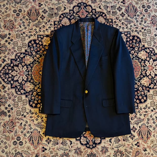 아쿠아스큐텀 금장블레이저 남성100