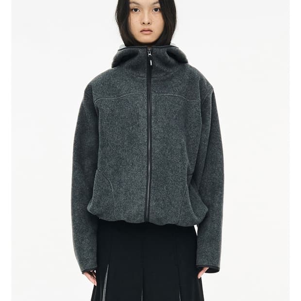 세릭 cerric 후드 집업 FLEECE HOODED ZIP UP