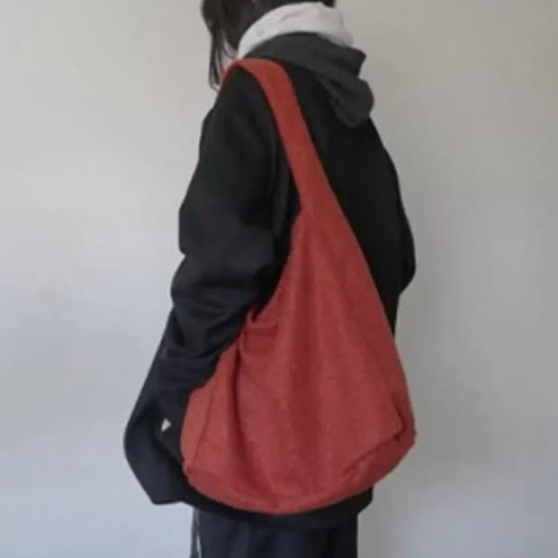 (새상품) 에프터먼데이 컬리 니트 부클 백 가방 파우치 세트