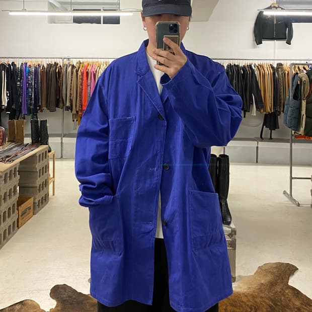 VTG french work shop coat 빈티지 프렌치 워크 샵코트