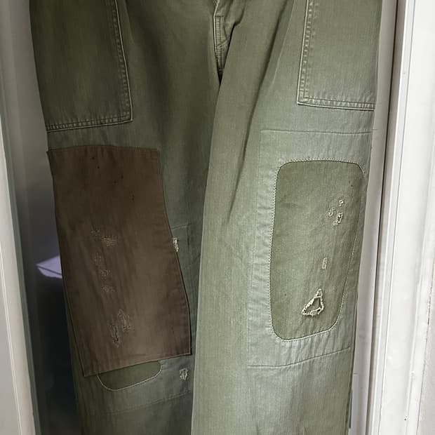 캐피탈 퍼티그 배기팬츠 러쉬필드 리메이크