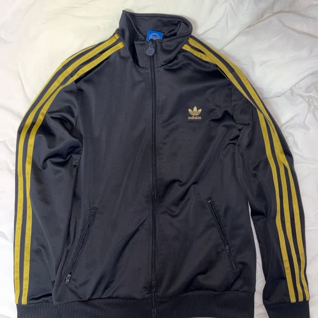 블랙*골드 아이다스 져지