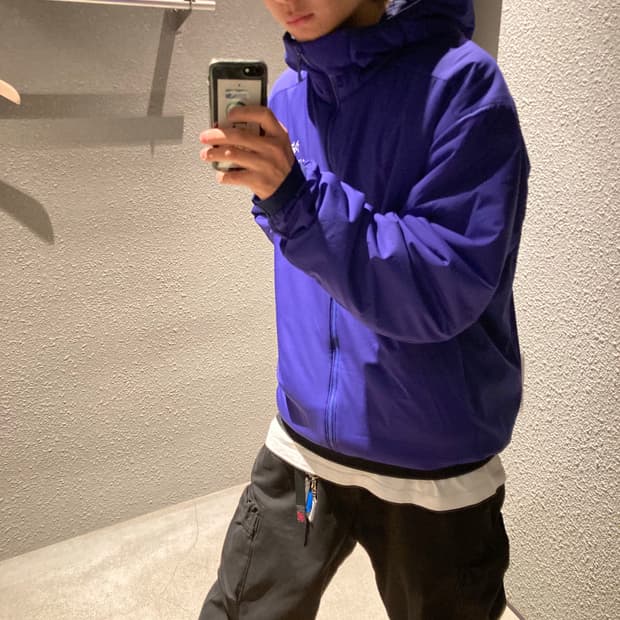 아크테릭스 아톰 후디 스퀴드 잉크 XXL