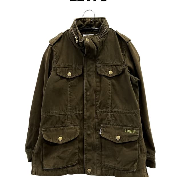 (155) 리바이스 키즈 헌팅 사파리 자켓 카키