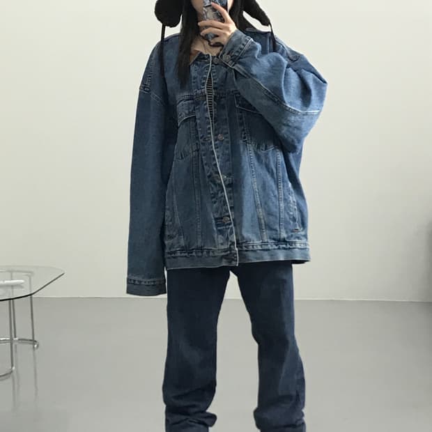 90's 던브룩 업스트림 데님 진 재킷