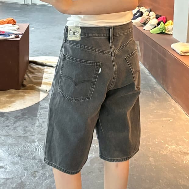 리바이스 실버탭 버뮤다 데님팬츠