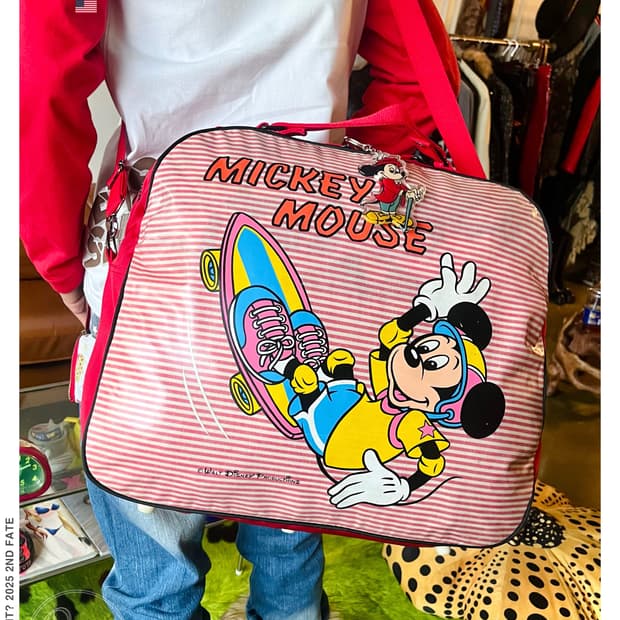 1990s Walt Disney Mickey Boston Bag