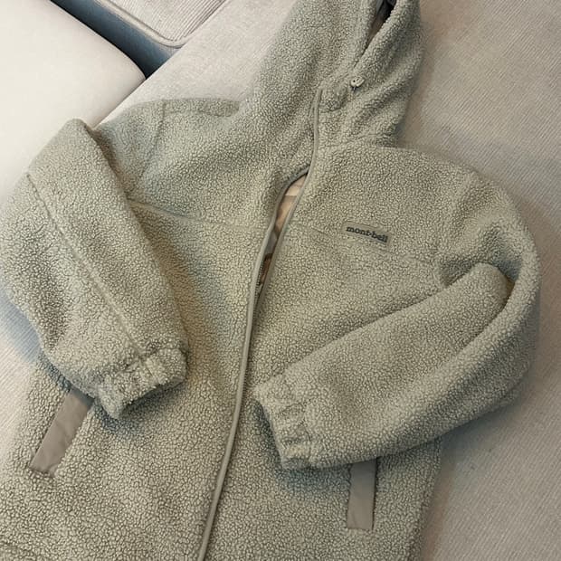 몽벨 헤비 플리스 후드 자켓 100