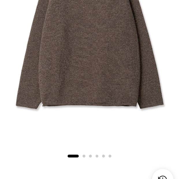 Sew 셔틀랜드 울 빈티지 롤넥 니트 얼스