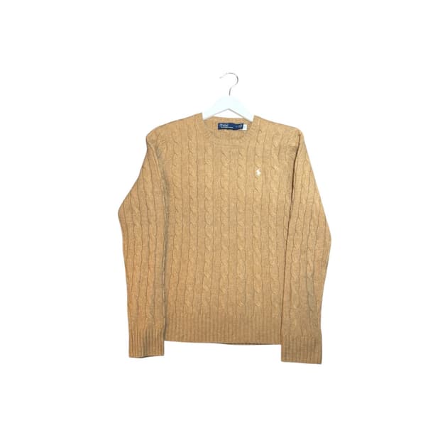 폴로 랄프로렌 여성 꽈배기 캐시미어 니트 M