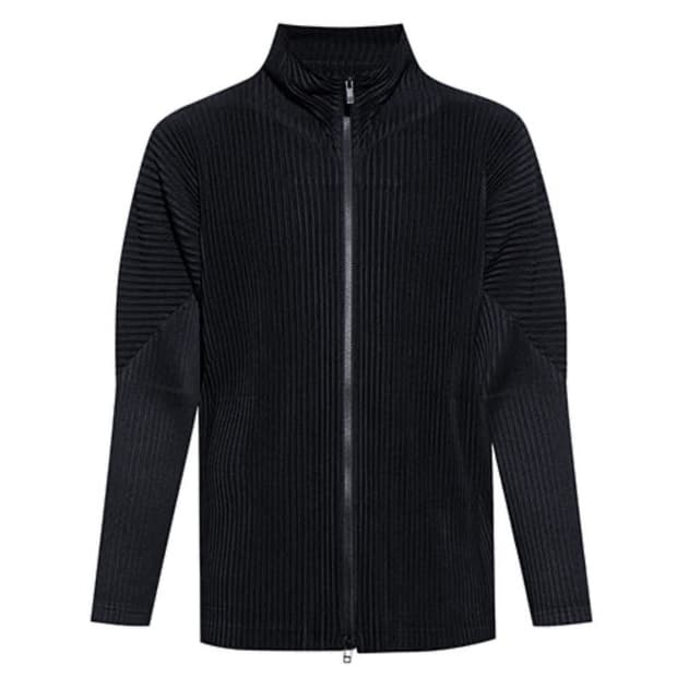 이세이 옴므 플리츠 집업 블랙 3사이즈