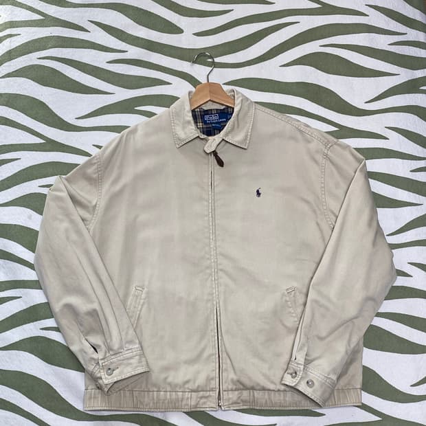 폴로 스윙탑 블루종 자켓