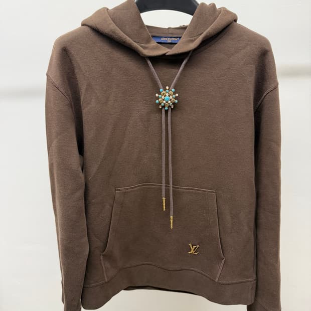 루이비통 신형 엠브로이더드 후드티 S
