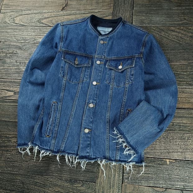 [앤더슨벨] 16 S/S 카라리스 빈티지 가공 데님 자켓 M18487