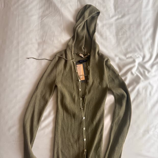 팔로마 울 니트 후드가디건